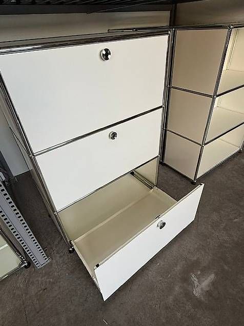 USM Scaffali: USM Haller Regal, weiss, Ausstellungsmodel – Nuovo (secondo la descrizione) da Lenzburg venduto da Buerokonz 2