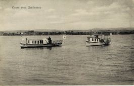 Gruss vom GREIFENSEE mit Möve 1890 und Greif 1895! 1922!