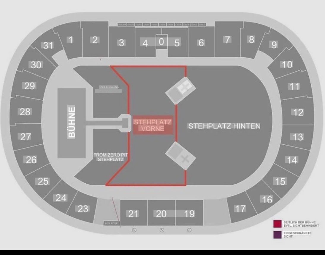 Biglietti: Linkin Park Stehplatz VORNE – Usato da Bern venduto da db1988 1