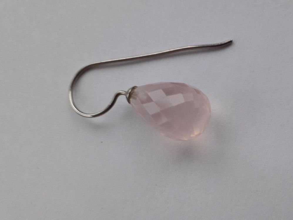 Orecchini pendenti & Orecchini a lobo: Elegante Ohrhänger mit Rosenquarz . – Nuovo (secondo la descrizione) da Winistorf venduto da acreativ 3