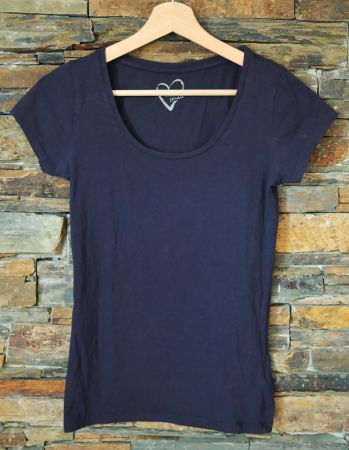 T-Shirt Zebra Basic Gr. S dunkelblau