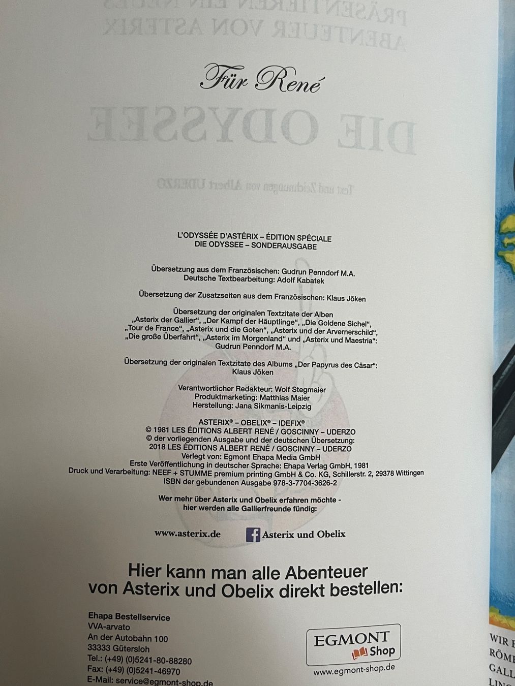 Fumetti: Asterix Die Odyssee Limitierte Sonderausgabe – Usato da Basel venduto da morser58 4