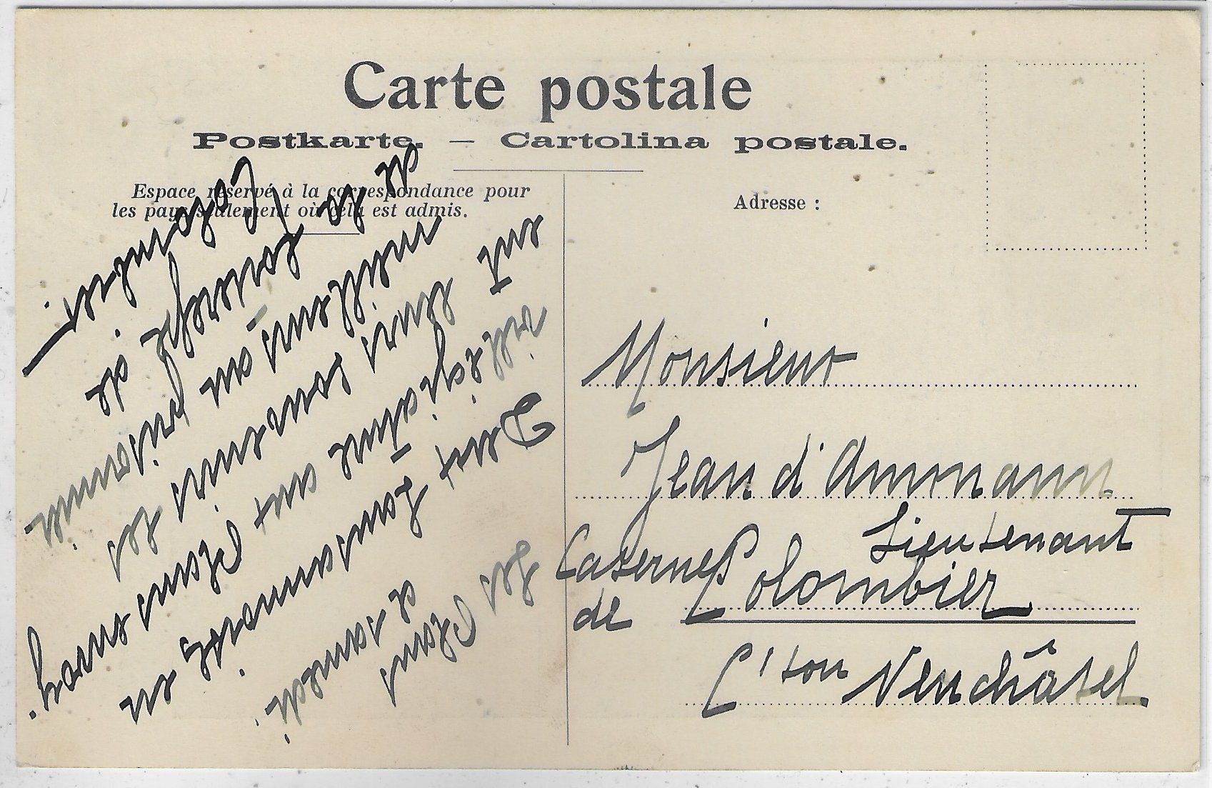 Cartoline postali: Chalet Cuenoud, Les Plans s. Bex - animee – Usato da Ettingen venduto da Kartenplanet 1