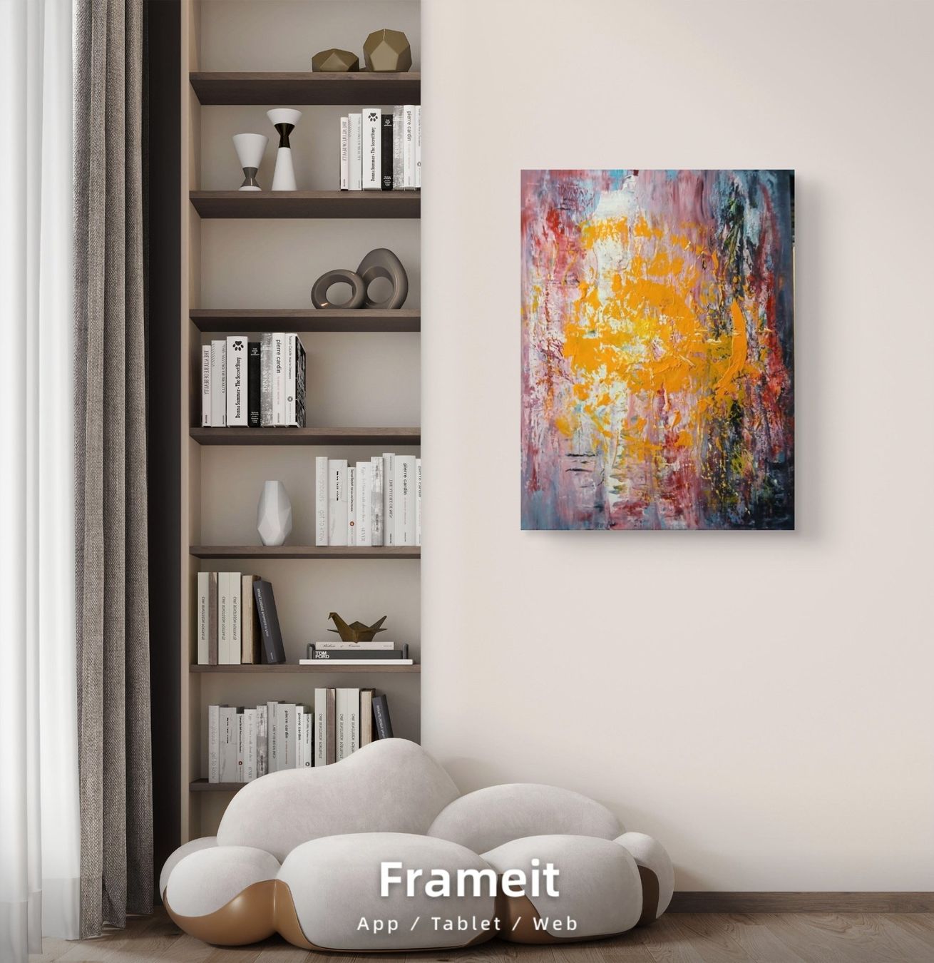 Dipinti: Originalgemälde mit Glitzer auf Leinwand 50x70 cm – Nuovo e nell'imballaggio originale da Beinwil am See venduto da Superchance 3