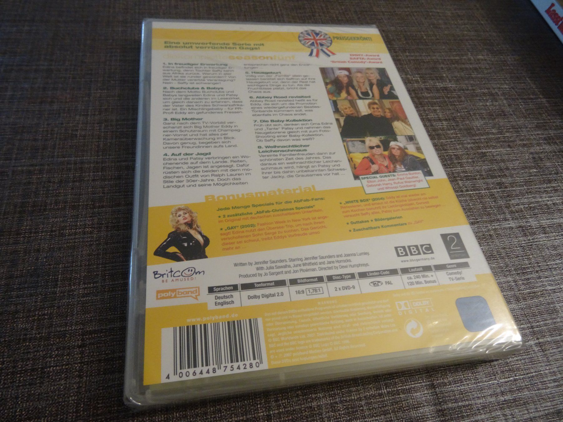 Tutti i DVDs: Absolutely Fabulous - Staffel 5 DVD  NEU – Nuovo e nell'imballaggio originale da Olten venduto da Disc-Verkauf 1