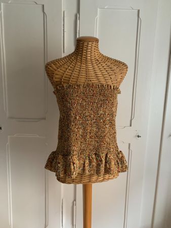 SHEIN - Bustier-Oberteil geblümt 34
