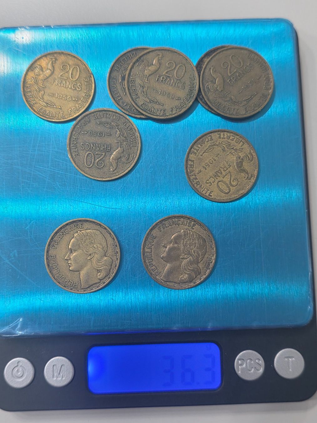 Tutti le monete: 20 Francs Republice Frankreich 36.3 gr. – Usato da Scherzingen venduto da Benjanil 1