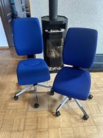 2 Giroflex Bürostühle ohne Armlehnen