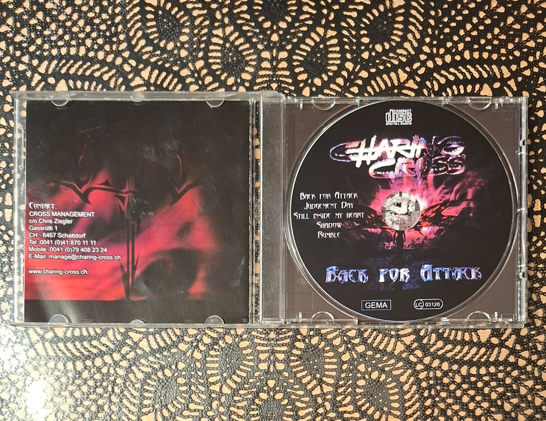 CDs: Charing Cross - Back For Attack, CH Heavy Metal CD EP 2005 – Gebraucht aus Schönenberg TG von Gregordini 2