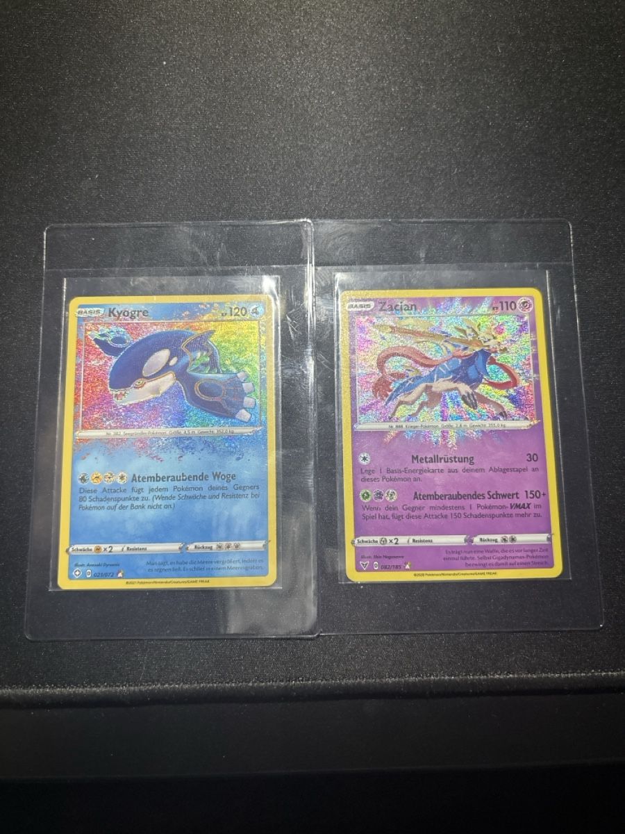 Pokémon Cartes à collectionner: Pokemon Karten Kyogre / Zacian – Neuf (Voir description) à Anglikon par raf_7sml