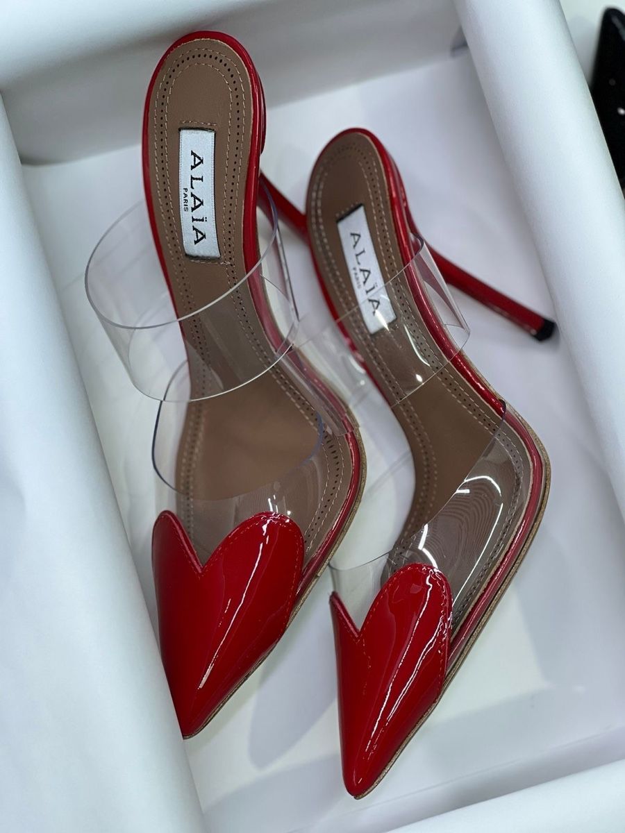 Scarpe da donna: Alaïa Pumps Herz Rot Transparent grosse 37  – Usato da Jona venduto da biy_f8qm 1
