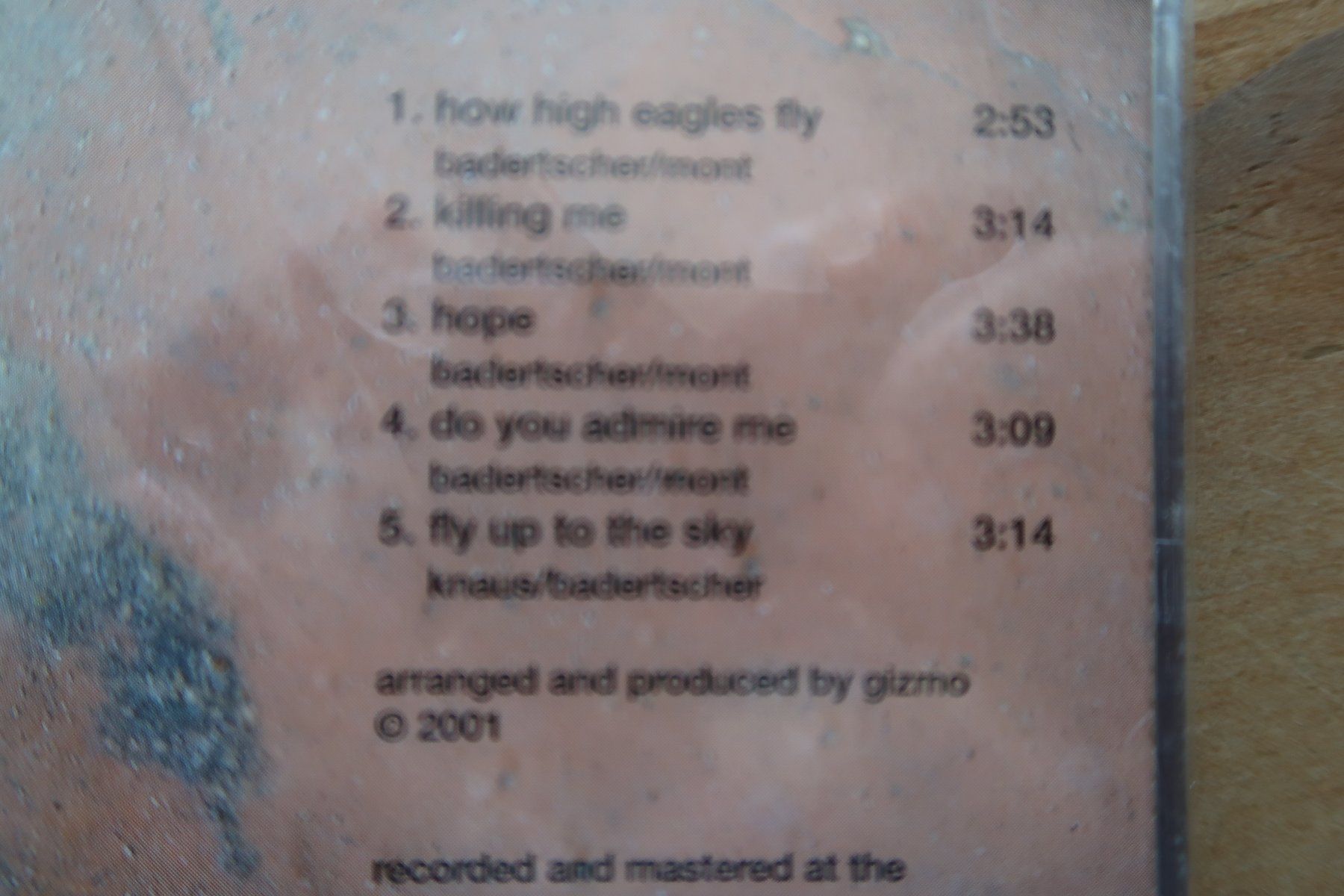 CD: GIZMO - HOW HIGH - NEUE OVP CD – Nuovo e nell'imballaggio originale da Basel venduto da Patiscat 2