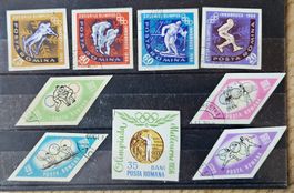 ROUMANIE jeux olympiques timbres non dentelés