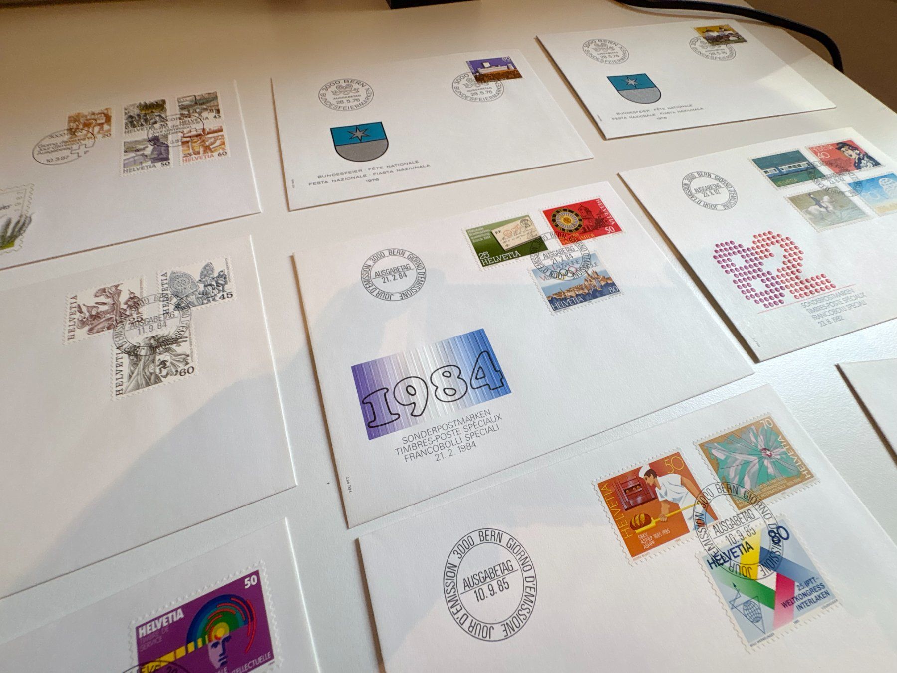 Tous les timbres: FDC LOT HELVETIA – D'occasion à Riva san vitale par abd_p86k 4