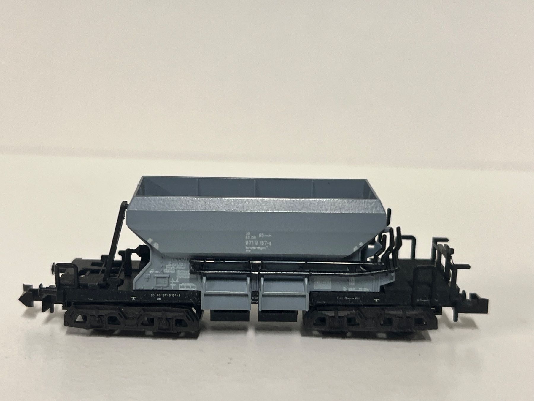 Modellini di ferrovie: SPUR N Trix Schotterwagen – Usato da Geroldswil venduto da TopTrain54