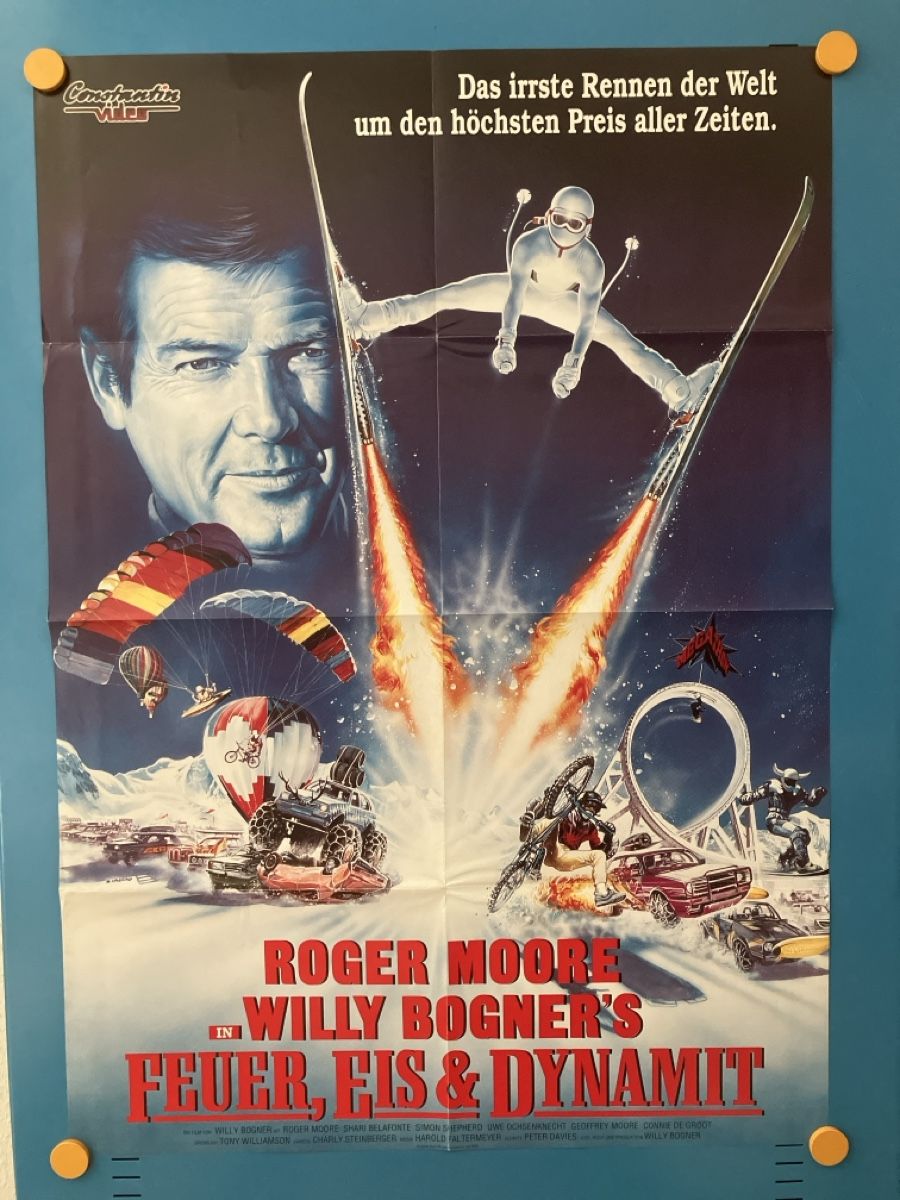 Poster & Bilder: ROGER MOORE IN WILLY BOGNER’S / FEUER, EIS UND DYNAMIT  A1 – Neu (gemäss Beschreibung) aus Lausen von Indexvision