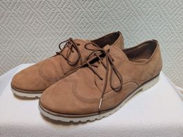 Tamaris Schnürschuh Gr. 39 camelbraun, neuwertig