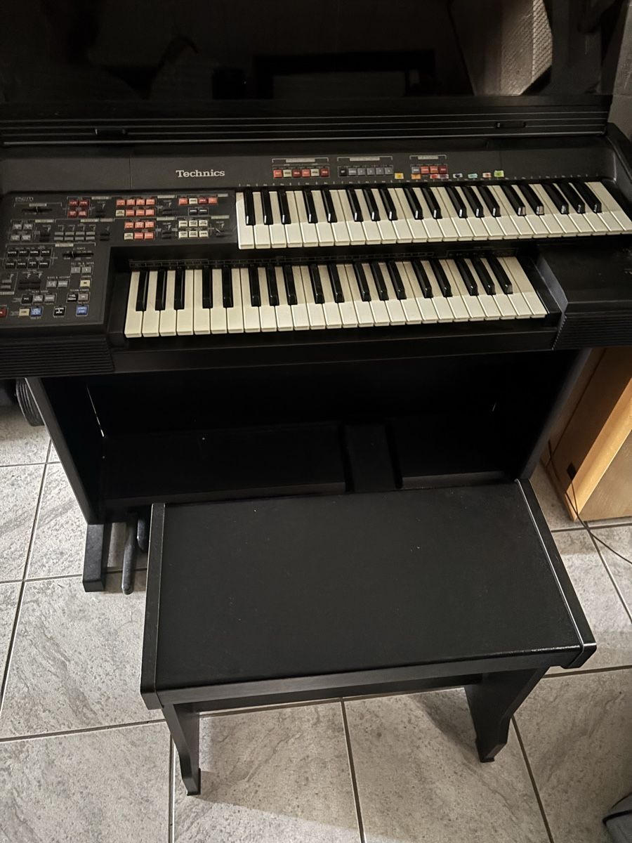 Technics Musikinstrumente: Technics Heimorgel SX-EX30 Keyboard Orgel mit Stuhl – Gebraucht aus Bellmund von Bietu 2