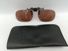 Vintage Polaroid Clip-On Sunglasses - Polarisierte Brillen