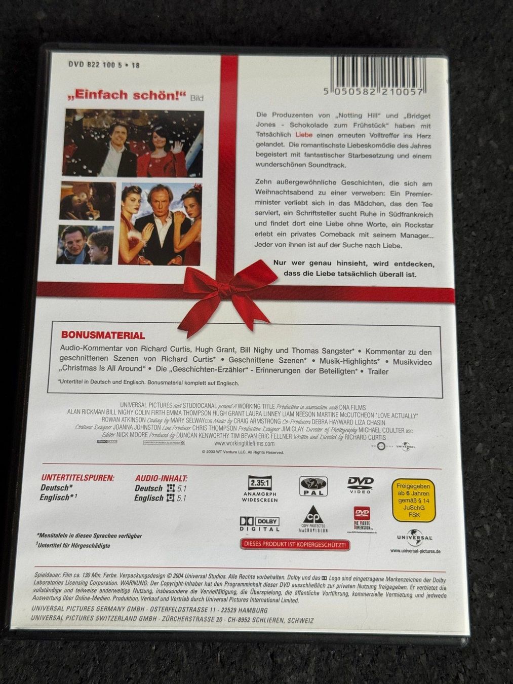 Alle DVDs: Tatsächlich...LIEBE - LOVE Actually DVD DE/EN – Gebraucht aus Fribourg von tschjoly 1