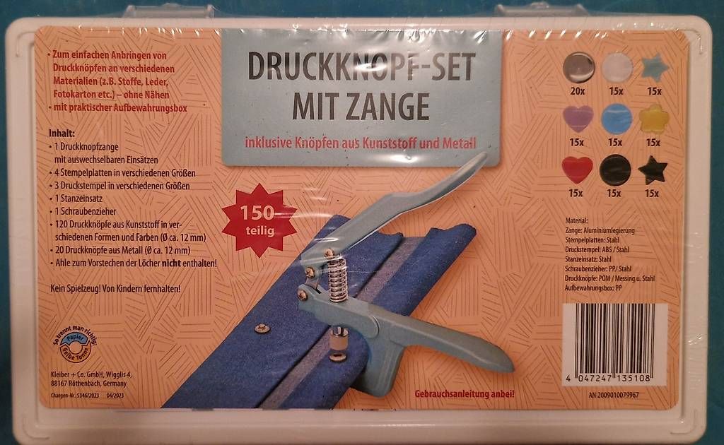 Alle Werkzeuge: Druckknöpf Set mit Zange  – Gebraucht aus Bülach von aap_6ycv 1