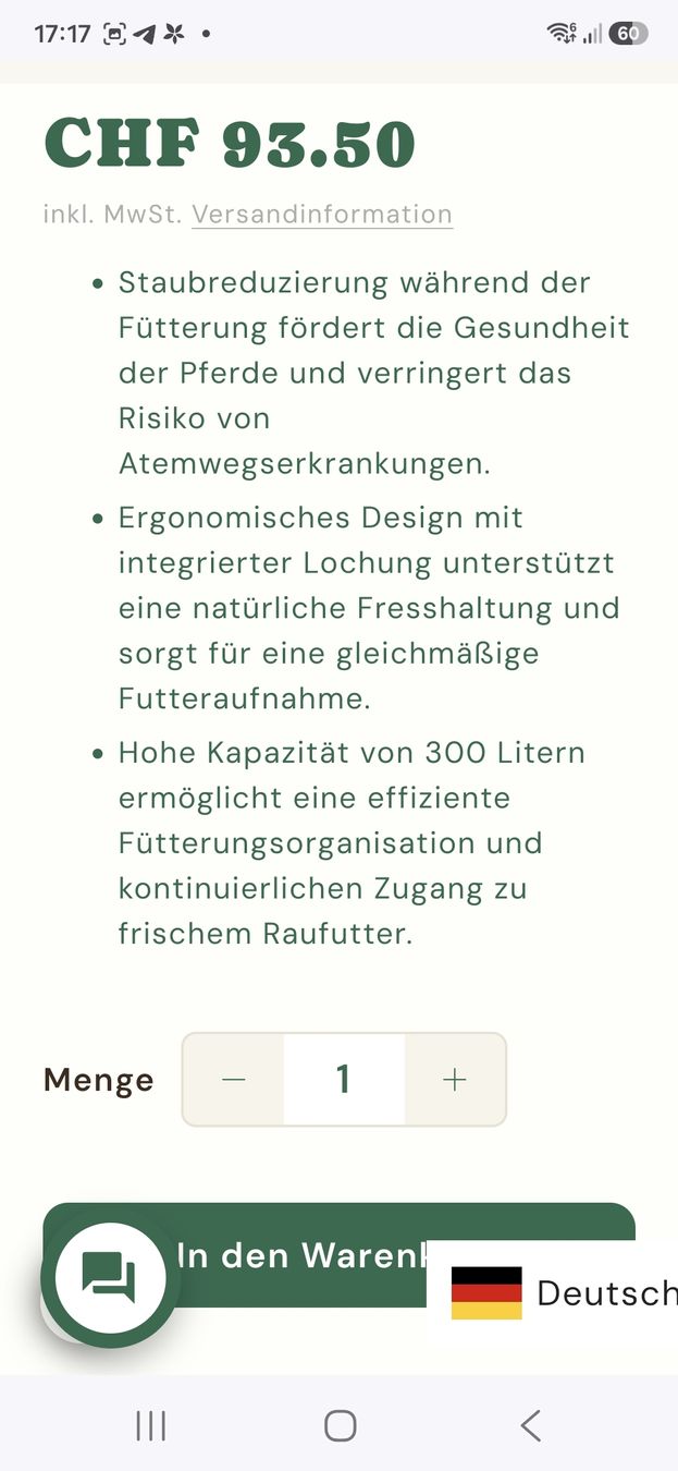 Contenitori & Simili: Kunststoff Eck Heuraufe – Nuovo e nell'imballaggio originale da Bergdietikon venduto da MirjamK01 4
