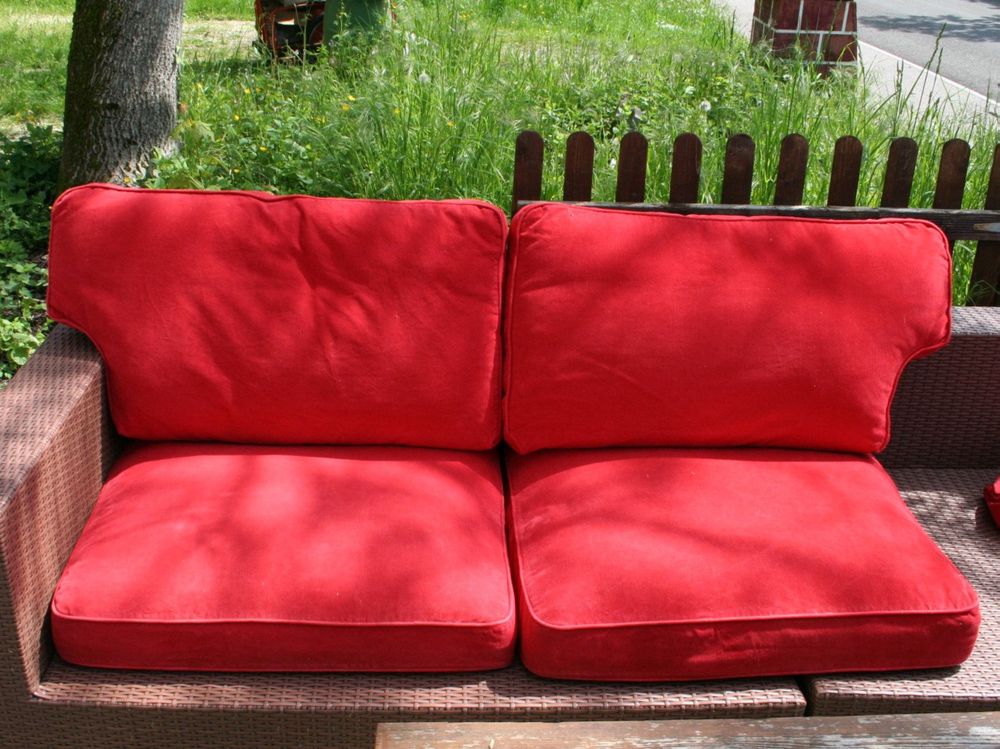 EKTORP SOFAKISSEN rot 2 sets 76x67x11cm / 91x48x12cm Kaufen auf Ricardo