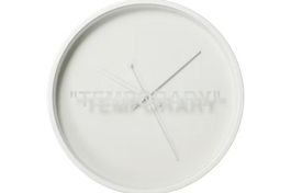 Virgil Abloh x IKEA MARKERAD "TEMPORARY" Wanduhr