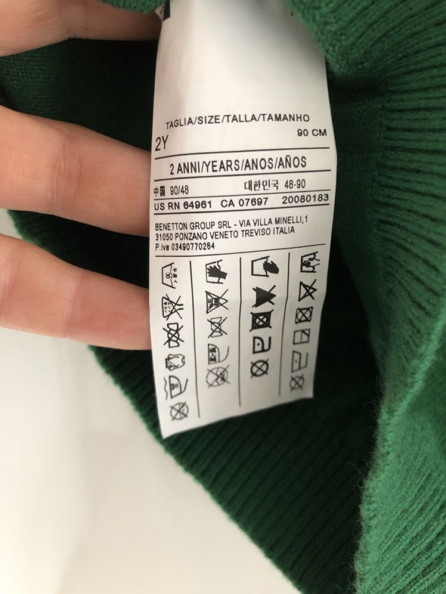 Benetton Pulls et sweat-shirts: NEU Benetton Strickpullover Gr. 86-92 grün – Neuf (Voir description) à Kilchberg ZH par LittleMissSunshine 3