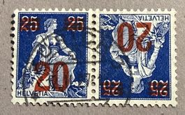 K16 Kehrdruck Stp Zürich. SBK 22.-