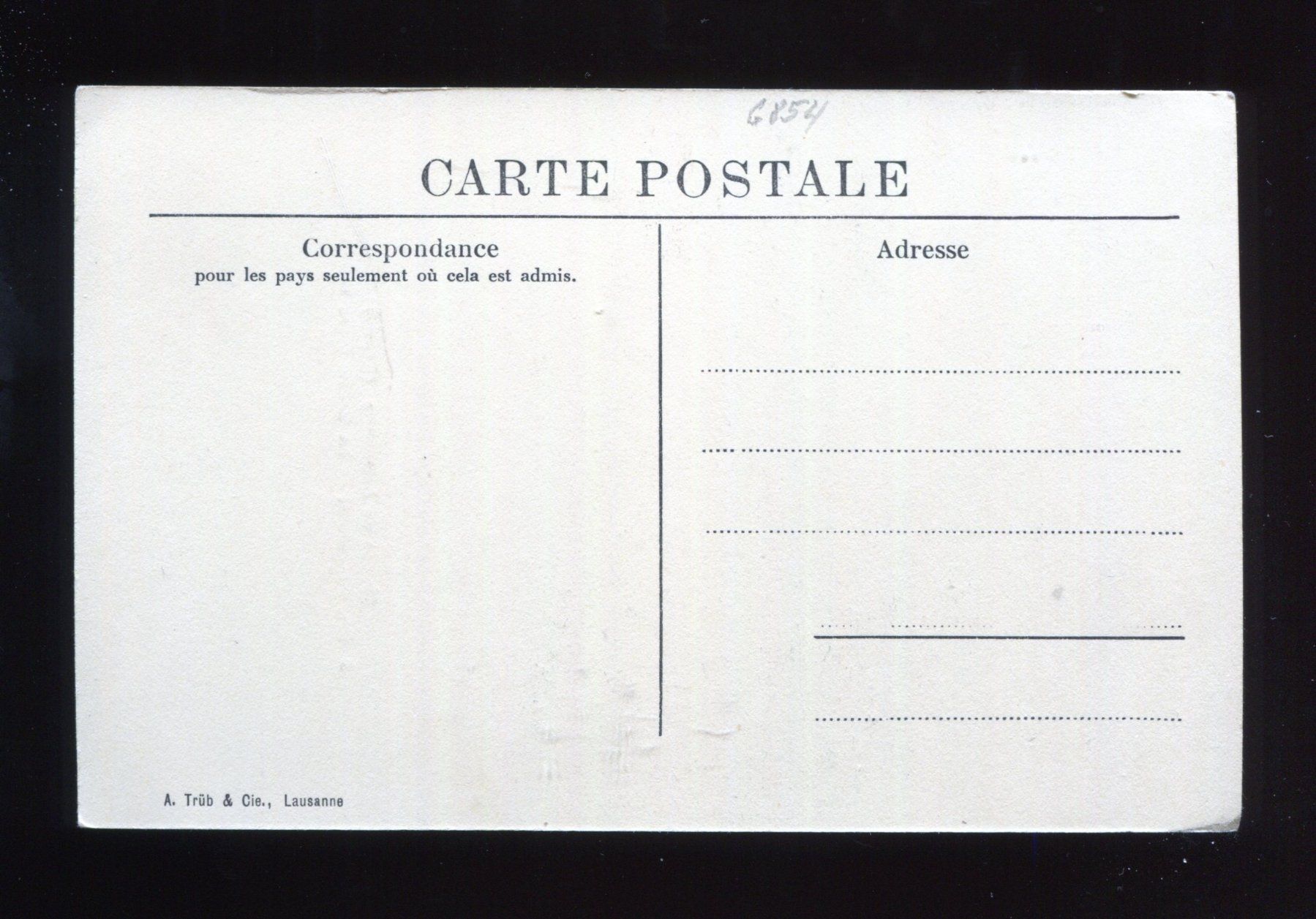 Cartoline postali: Musée de Lausanne – Usato da Aarau venduto da Elmaar41 1