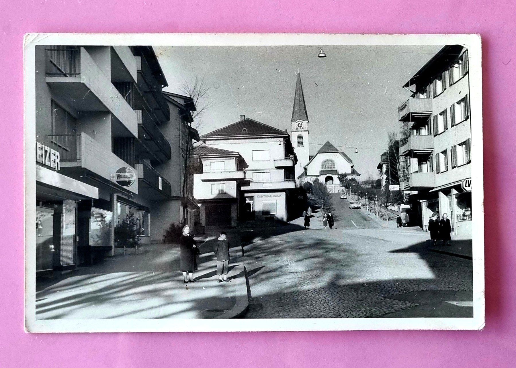 Cartoline postali: Wallisellen - Dorfpartie - 1958 – Usato da Rothrist venduto da RROENK