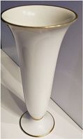 Hutschenreuther Vase beige Porzellan Blumenvase 50er