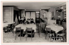 Luzern, Allmend, Café Sport, um 1945