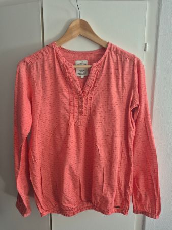 Tom Tailor Bluse M-L, leichter Sommerstoff mit langen Ärmeln