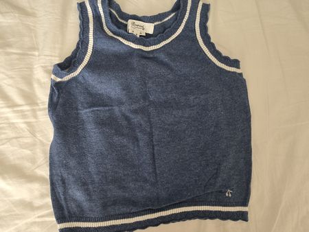 Charming Blue Bonpoint Knit Top