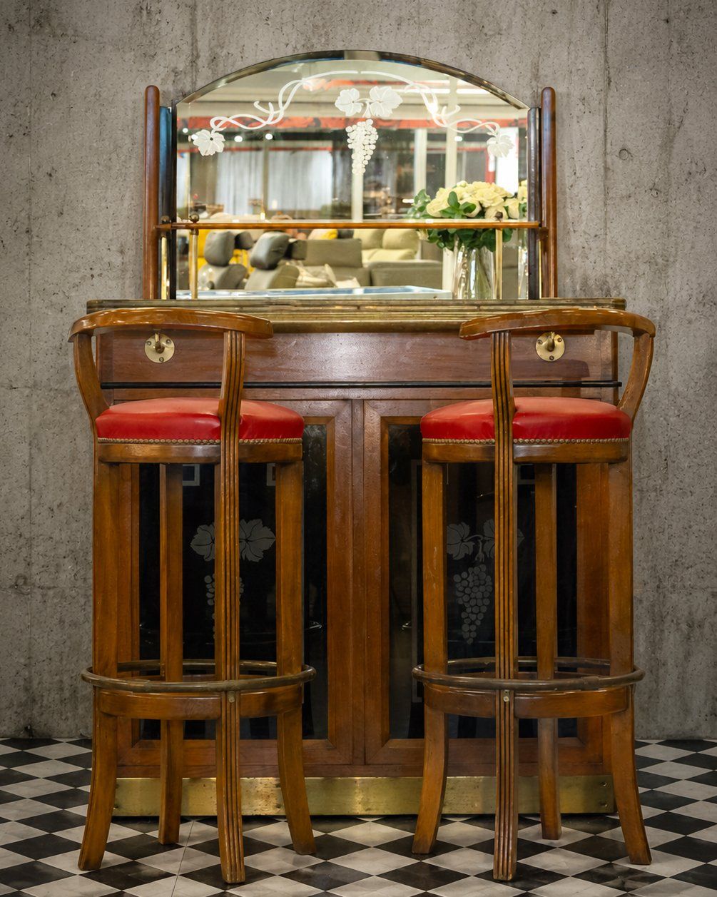 Roche Bobois Allestimento di negozi e stand fieristici: ENSEMBLE DE BAR ROCHE BOBOIS – Usato da Moutier venduto da Vintage-signature 2