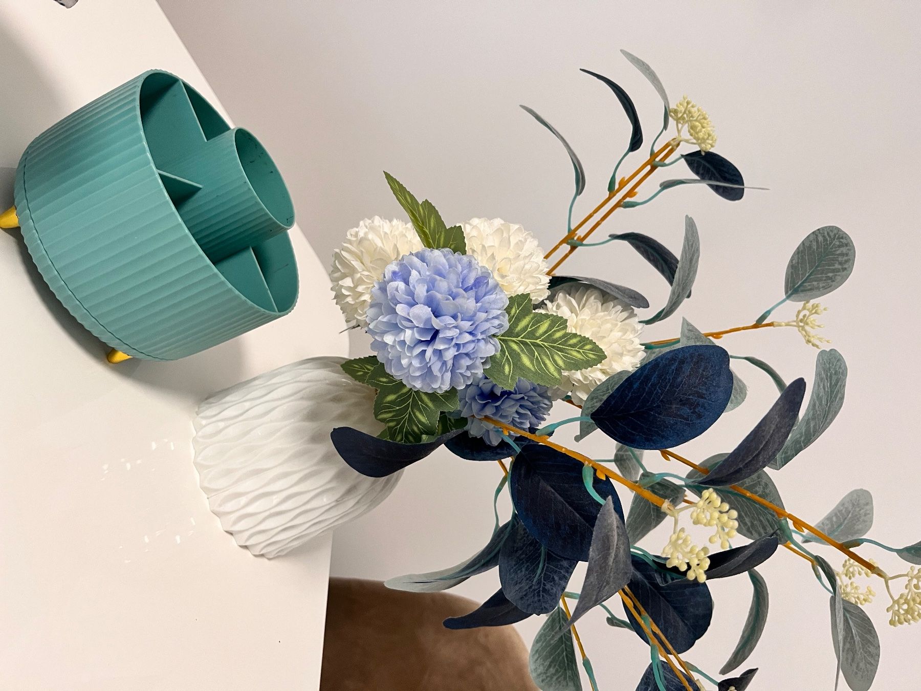 Tappetini fitness: Badezimmer Deko-Set Blau, Handtücher, Badematten – Usato da Agno venduto da me_me_me 3