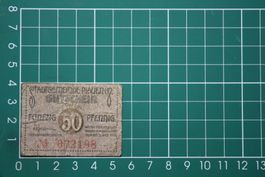 currency voucher germany plauen 50 pfennig1919