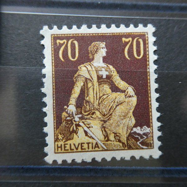Alle Briefmarken: Sitz. HELVETIA  Kat. 114 ** – Gebraucht aus Egliswil von Trens01 1