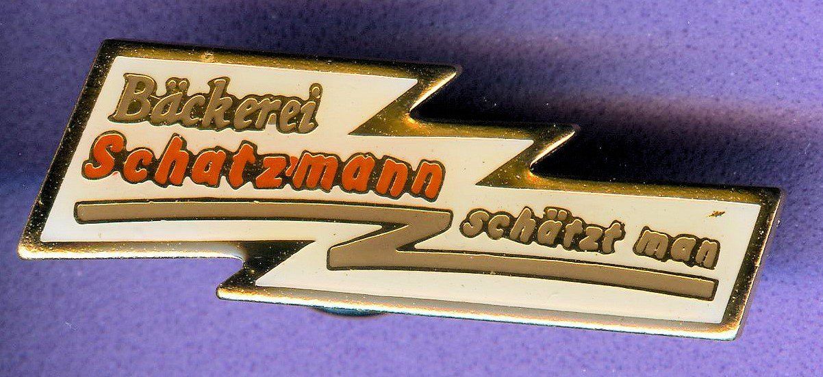 Placchette & Badge: Bäckerei  Schatzmann  schätzt man – Usato da Winterthur venduto da Sammleroase