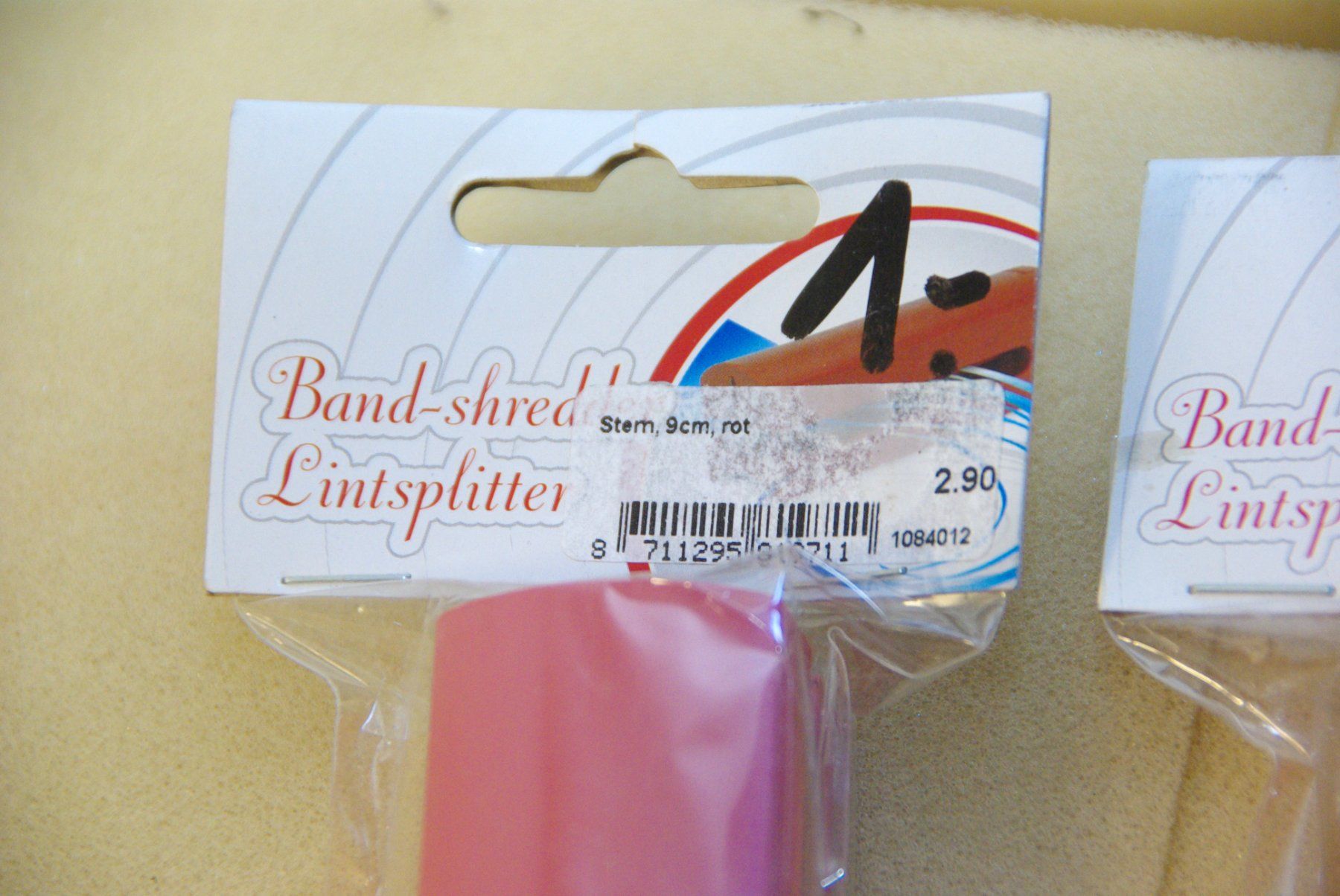 Alle Dekorationen: 2x Band-shredder - Lintsplitter, 9cm, rot – Neu und originalverpackt aus Herisau von Cevianer1844 1