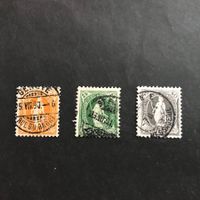 66A,  67A, 69A,1882, entwertet