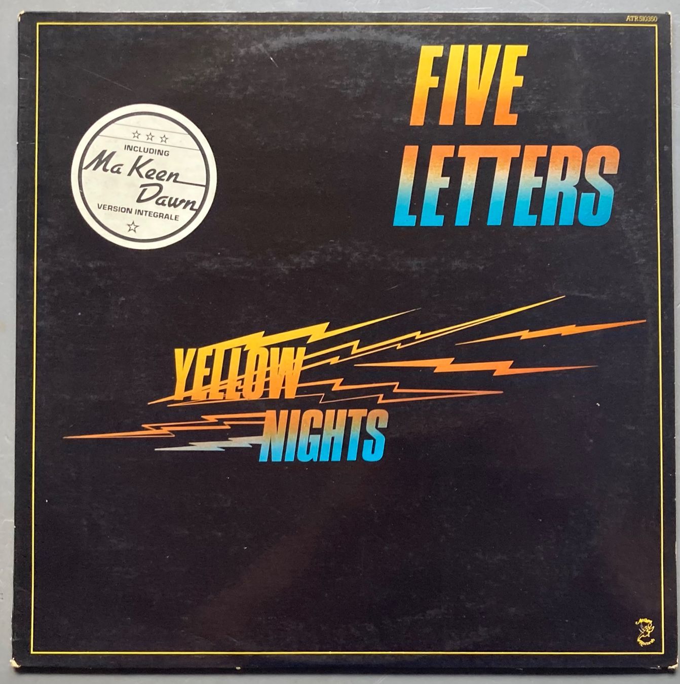 Dischi in vinile: FIVE LETTERS - YELLOW NIGHTS – Usato da Poliez-Pittet venduto da Newtown-Records
