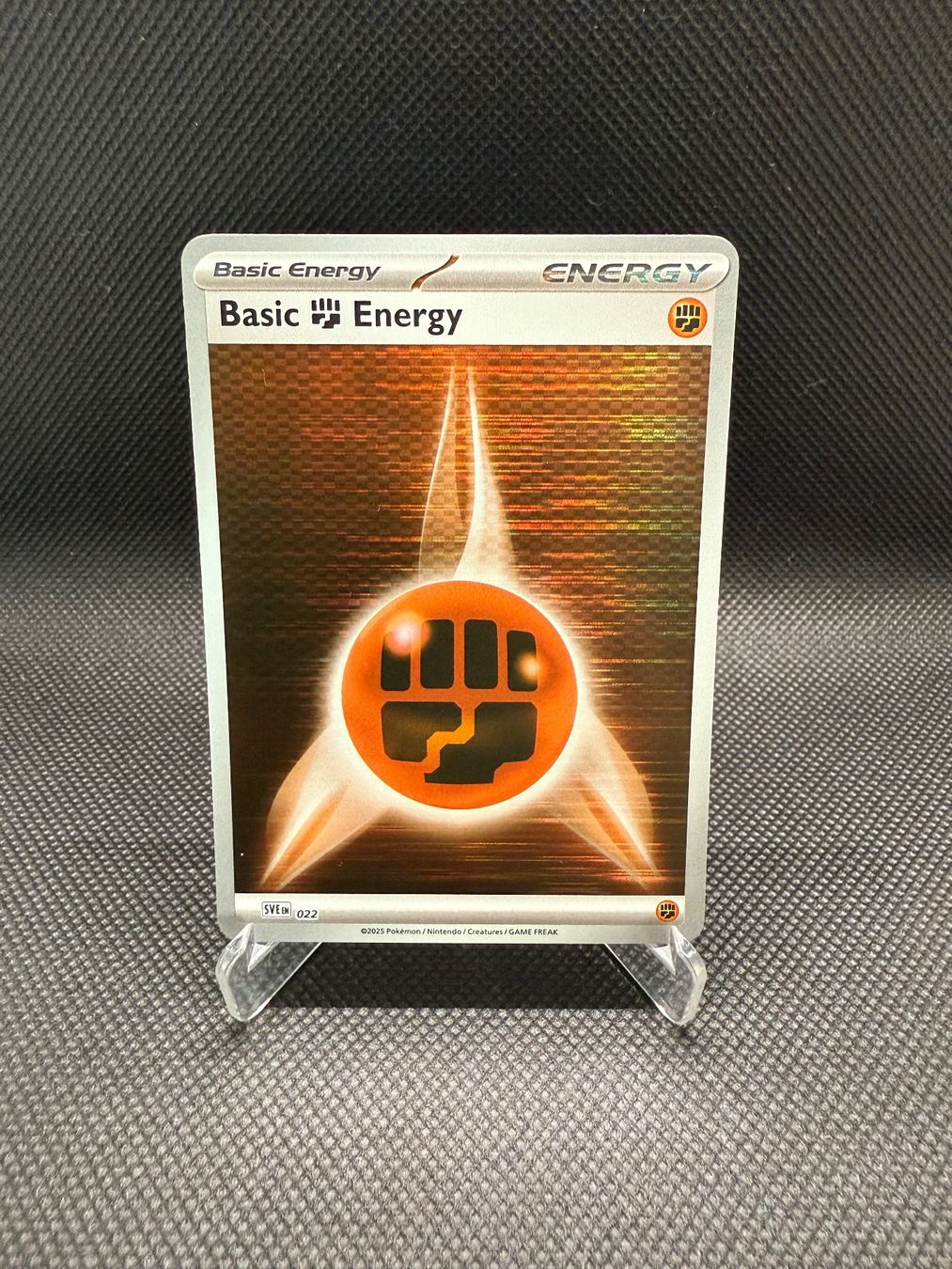 Pokémon Carte collezionabili: Pokemon Black Bolt White Flare - Basic Fighting Energy Holo – Usato da Horn venduto da Chilldone