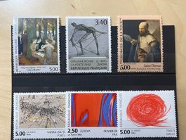 () Musée Imaginaire /Europa 1993 6 Tableaux Neufs**
