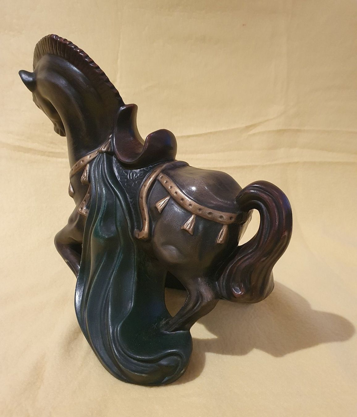 Statuette: Seltene Mid-Century Pferdeskulptur von Herta Gertz – Usato da Abtwil AG venduto da MaVo.0710 2