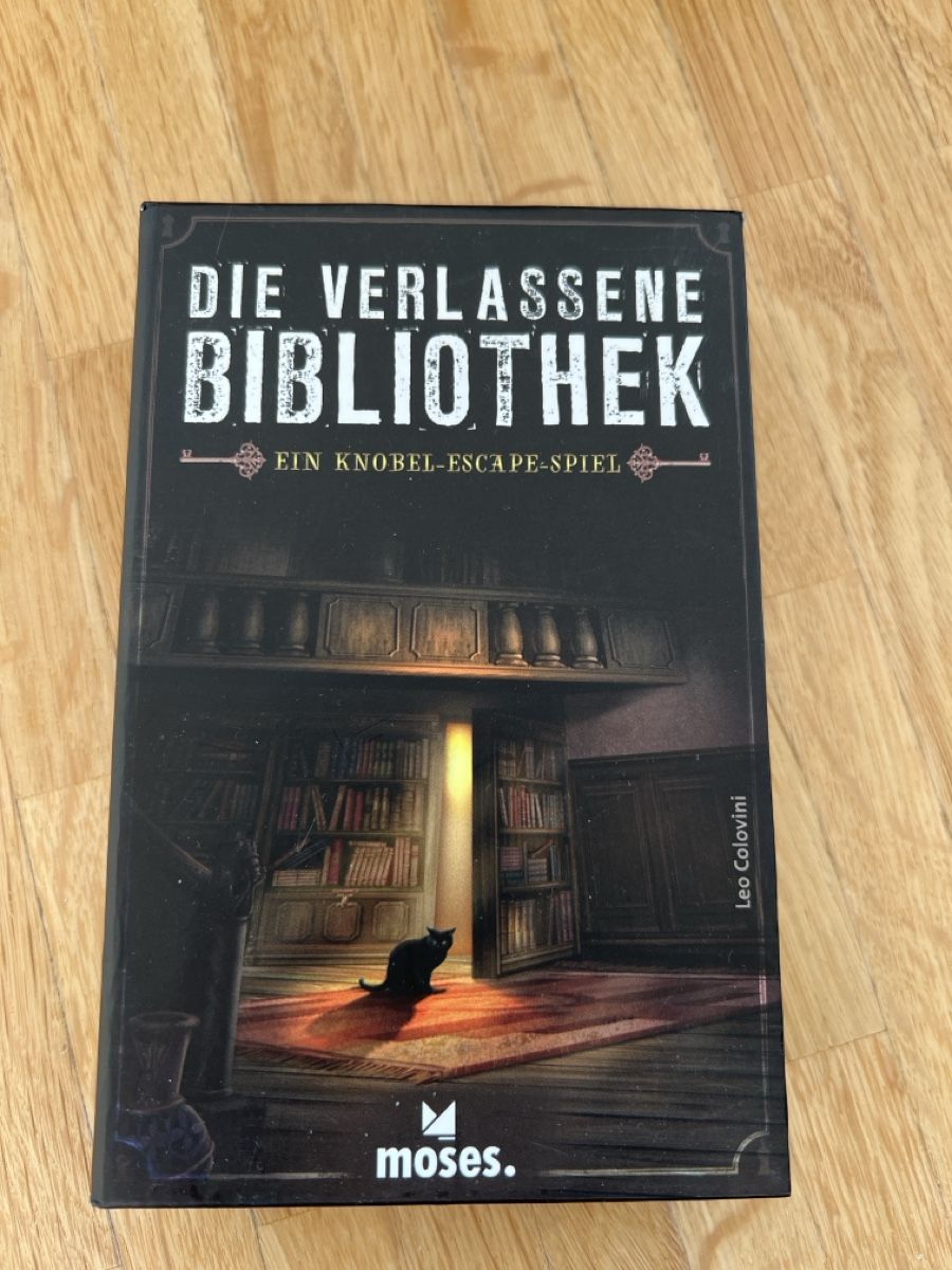 Jeux: Die Verlassene Bibliothek - Escape Game – Neuf (Voir description) à Heerbrugg par bluekolibri
