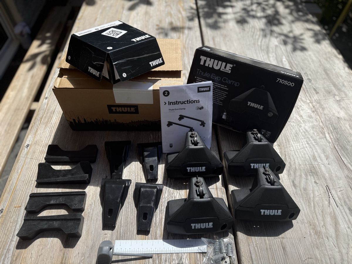 Thule Dachträger: Thule Evo Clamp 7105 + Montage KIT – Neu (gemäss Beschreibung) aus Bern von adi_fra 5