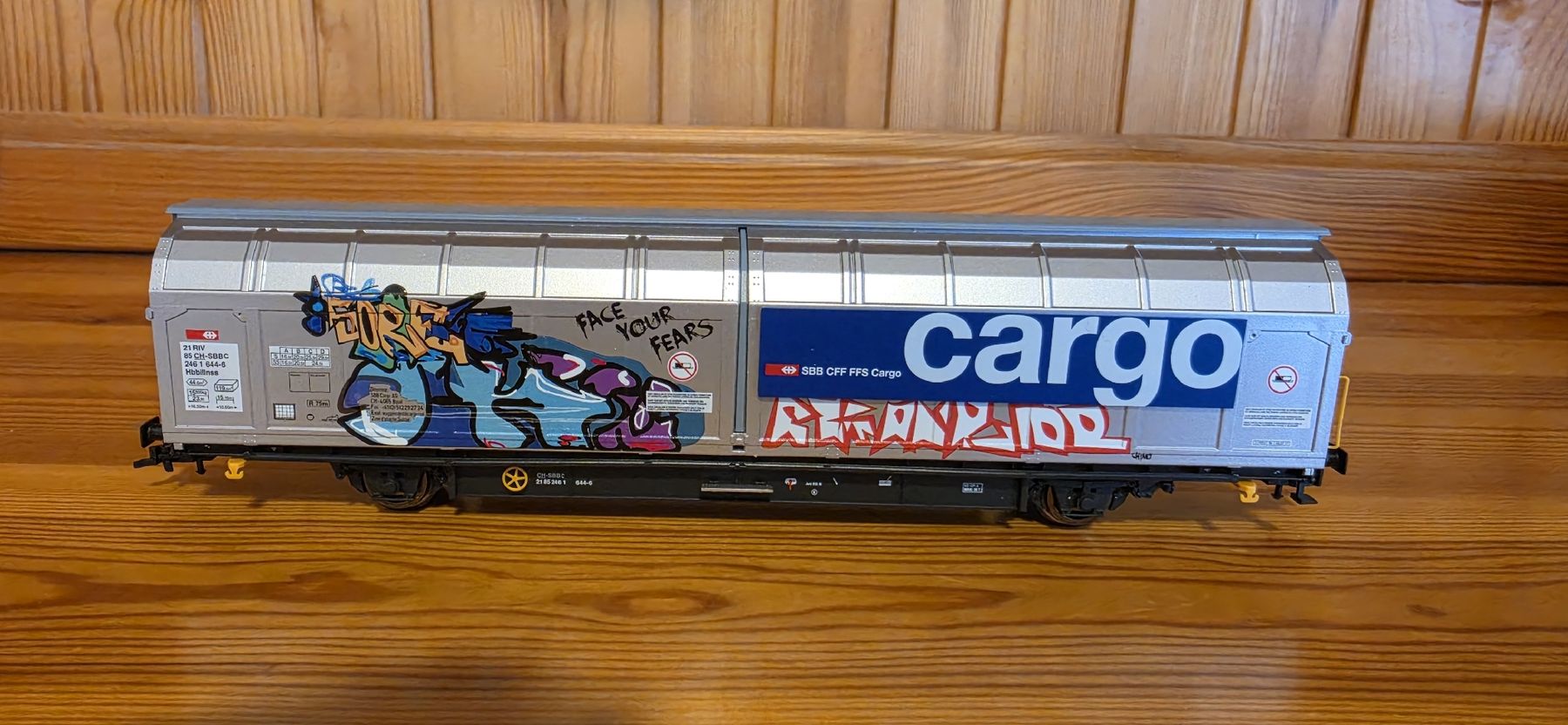 Piko Trains électriques: Piko Güterwagen SBB Cargo H0 – Neuf (Voir description) à Bettlach par United83